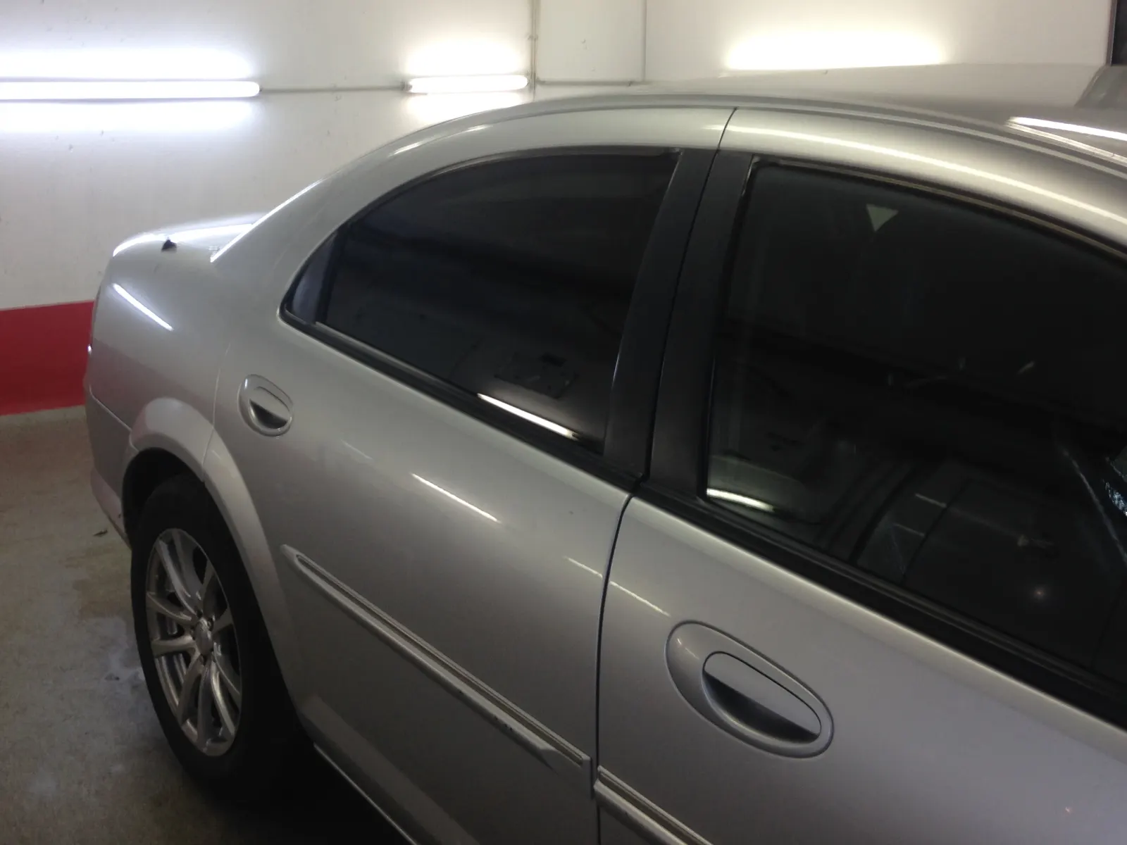Folie LLumar ATR20 geamuri laterale Chrysler Sebring generația a doua kaki metalizat