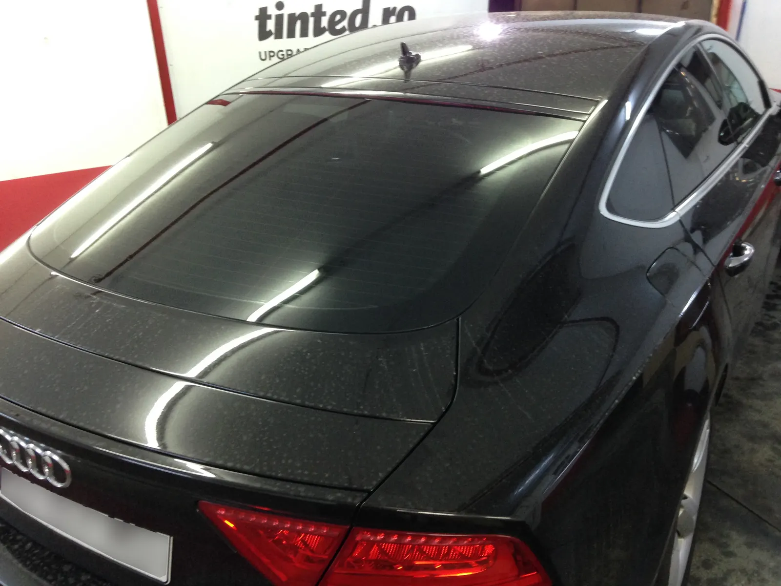 Audi A7 Mythos Black – folie ceramică CTX35 geamuri laterale