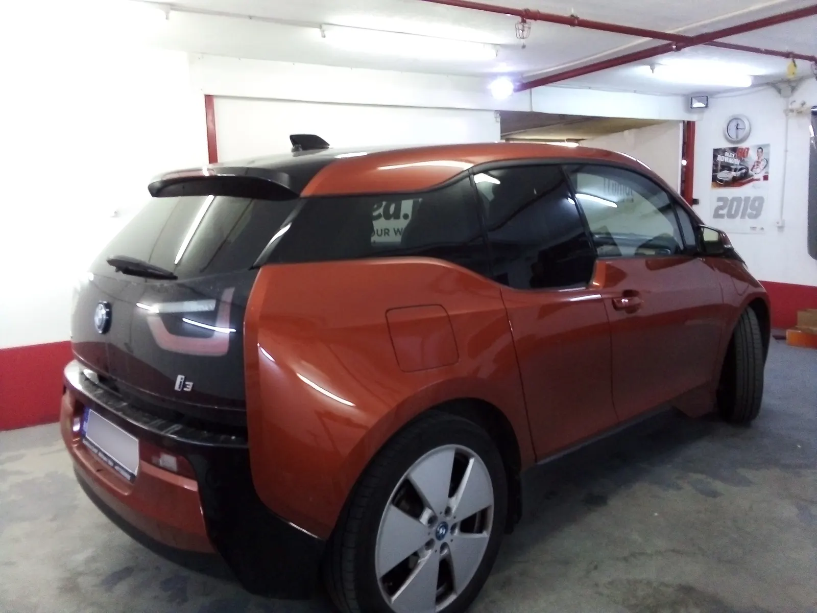 Geamuri fumurii BMW i3 aramiu – folie LLumar ATR20 lateral