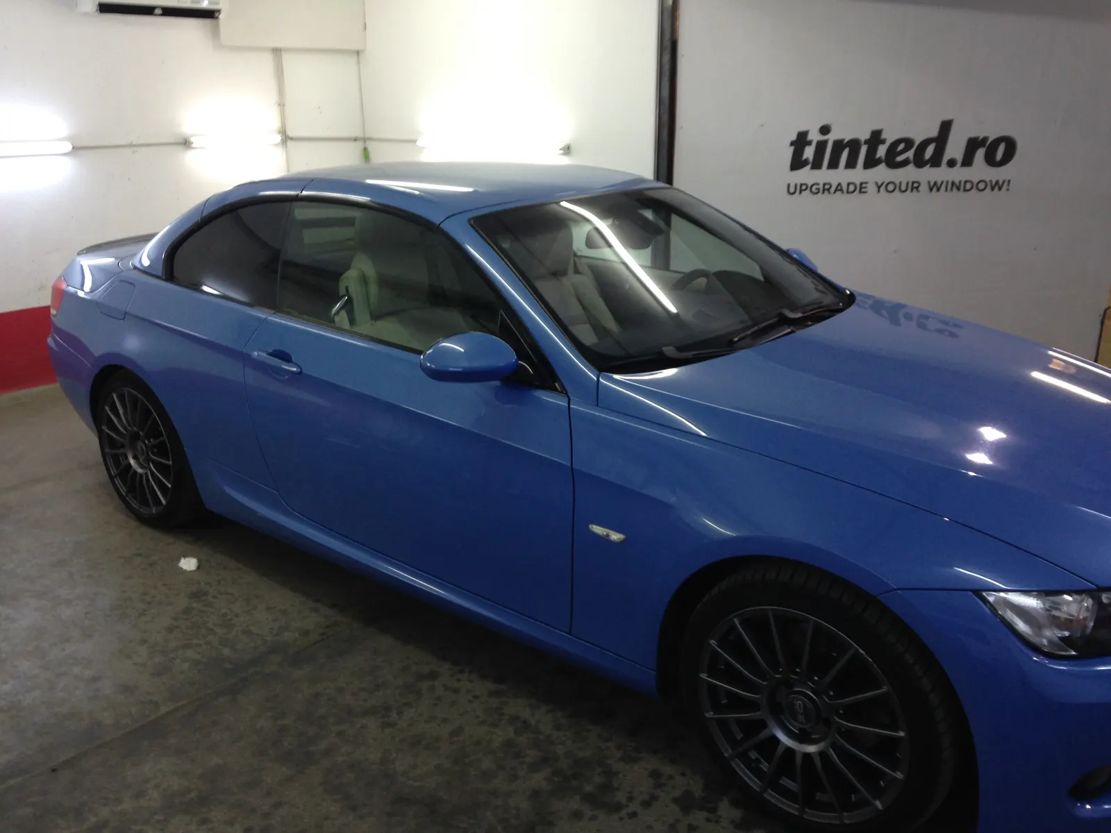 BMW E93 Montego Blue Cabriolet – foliere LLumar ATR20