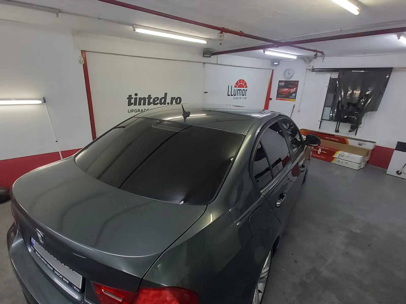 BMW E90 Oxford Green – foliere completa LLumar ATR05