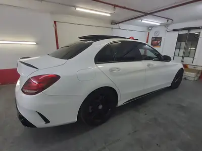 folie auto Mercedes Clasa C W205 alb polar LLumar ATR05