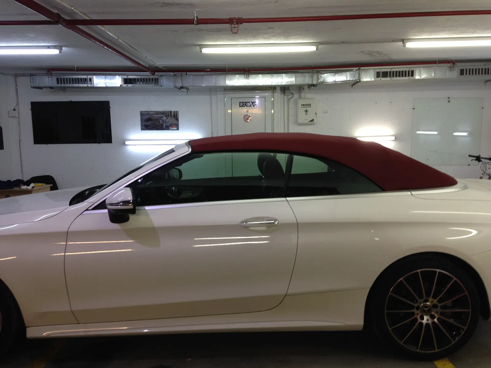 folie discretă Mercedes Clasa C cabriolet AIR75 transparență mare