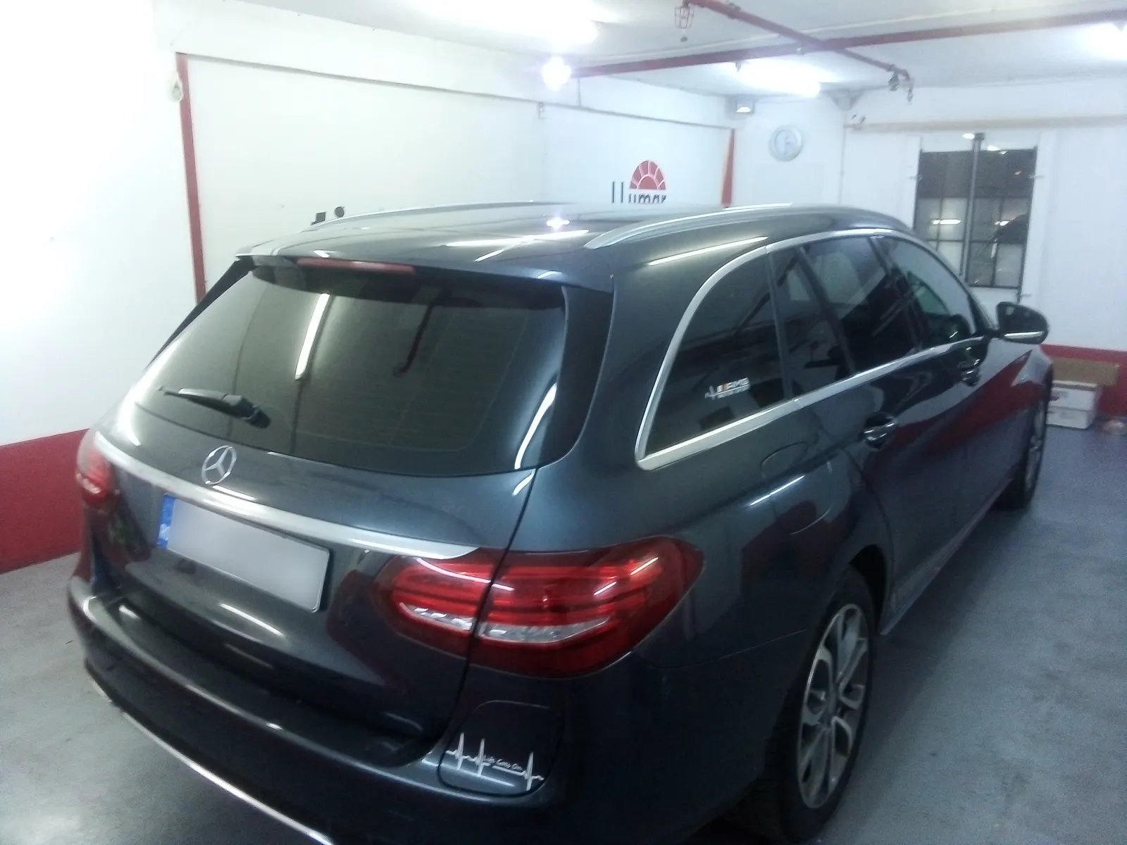 folie auto Mercedes C estate W205 gri selenite protecție termică LLumar