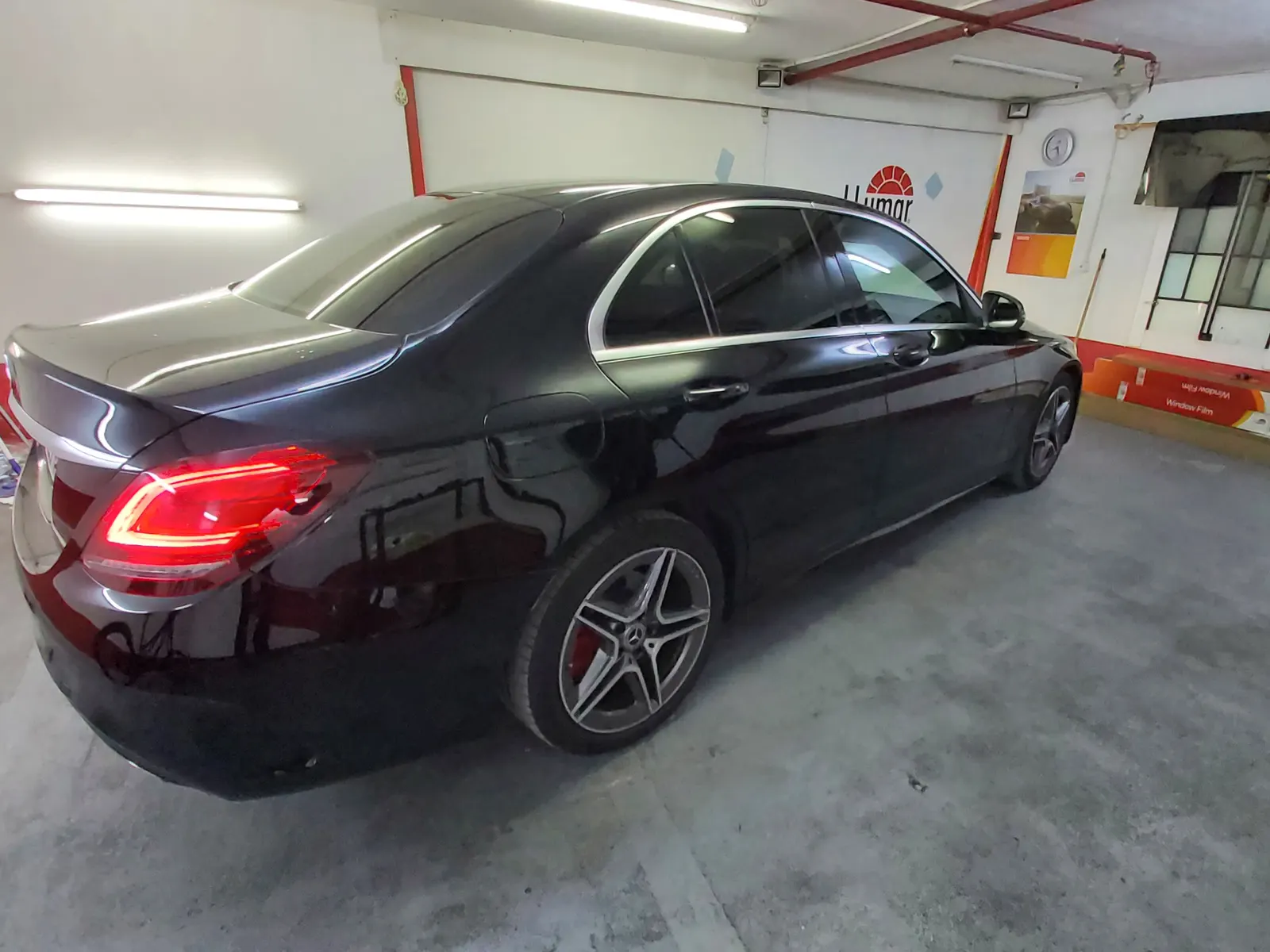 folie fumurie maximă Mercedes E W213 negru metalic ATR05 omologat RAR