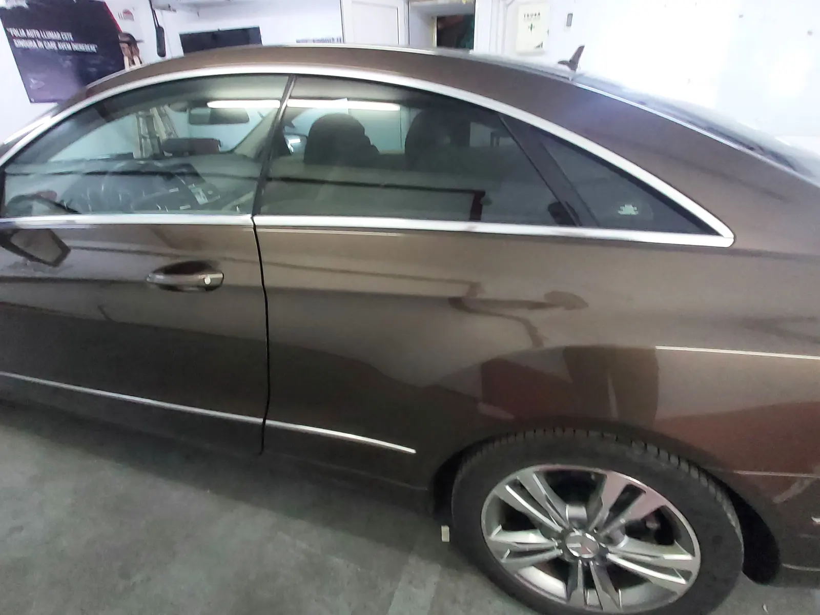 folie auto Mercedes E W207 coupe protecție UV termică fără demontări