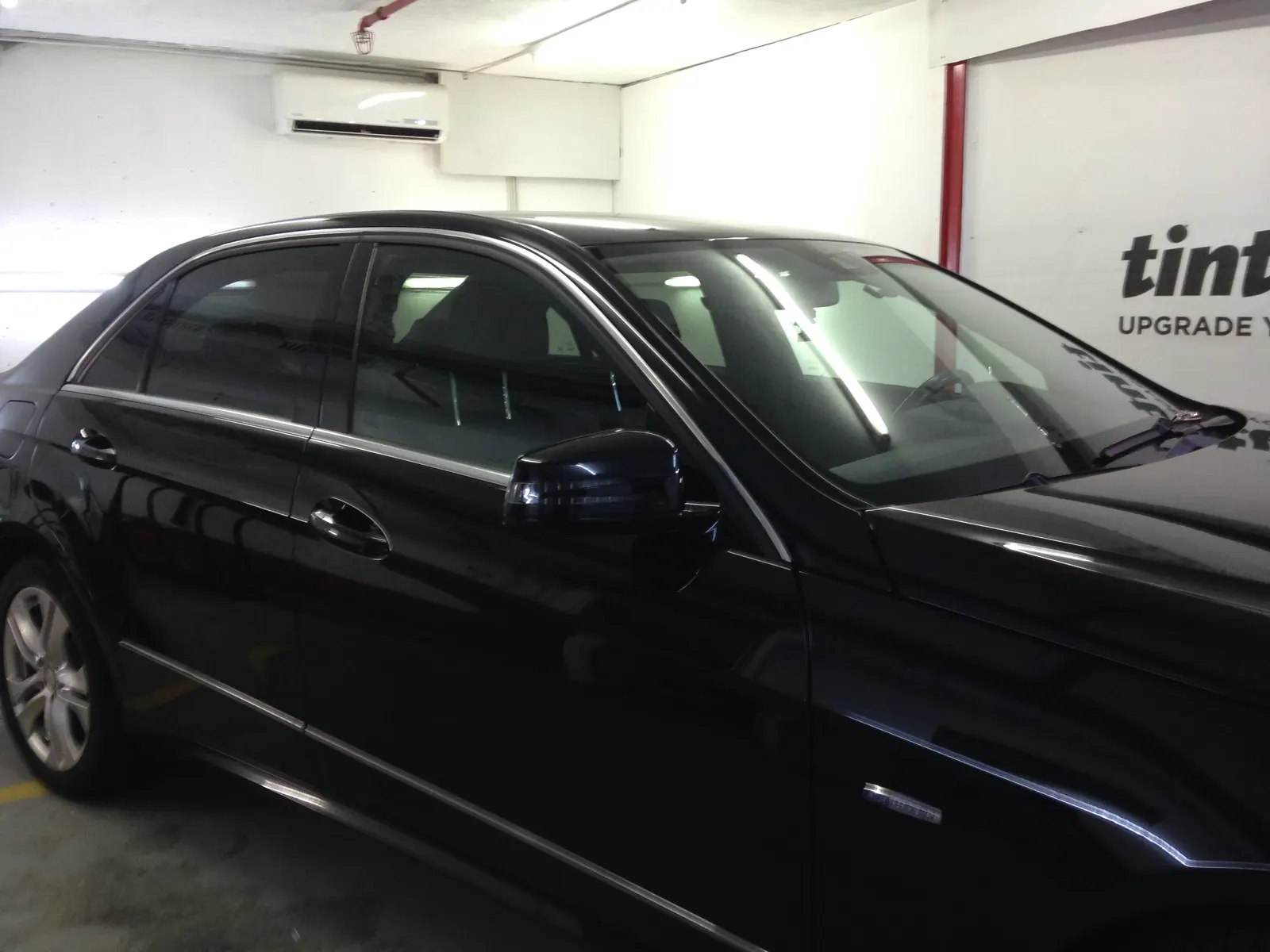 montaj folie metalică Mercedes E W212 negru ATR20 omologat RAR