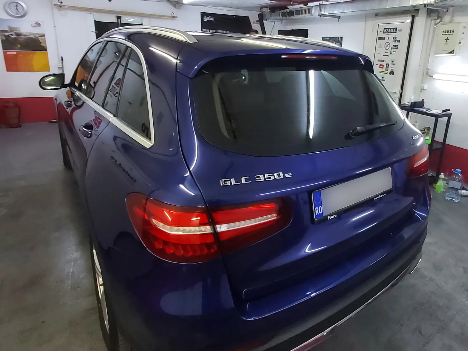 geamuri fumurii Mercedes GLC X253 Brilliant Blue CTX35 și AIR80