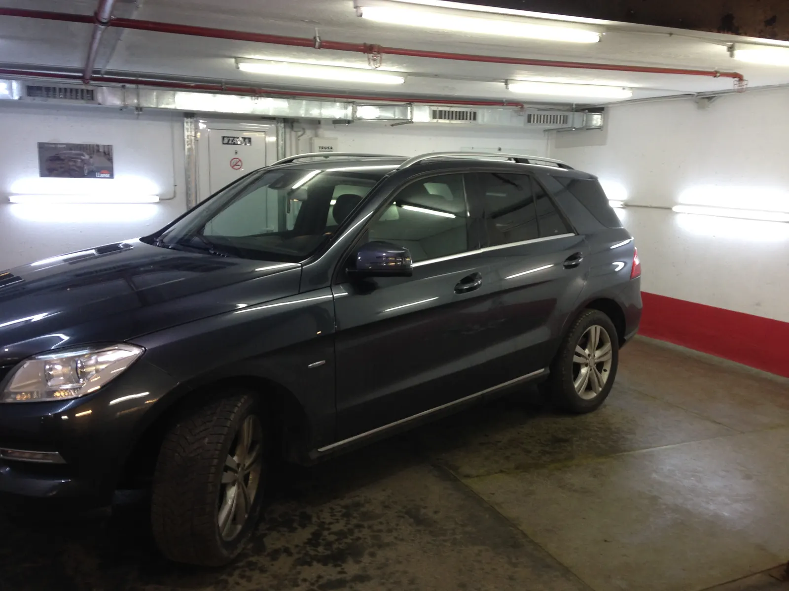 folie auto Mercedes ML 250 BlueTEC W166 gri tenorit LLumar CTX15