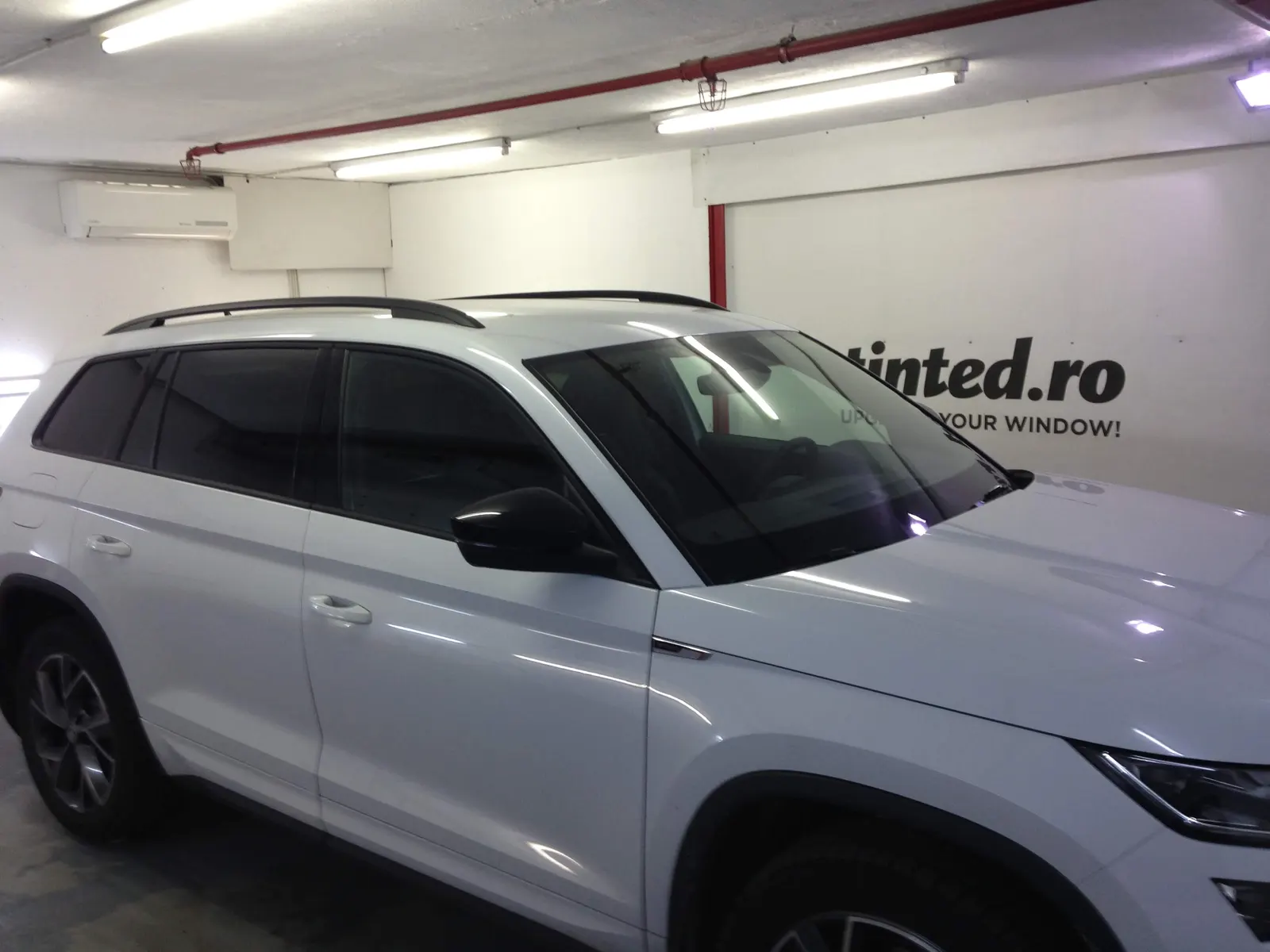 Skoda Kodiaq Candy White folie auto ATR05 confort termic sporit