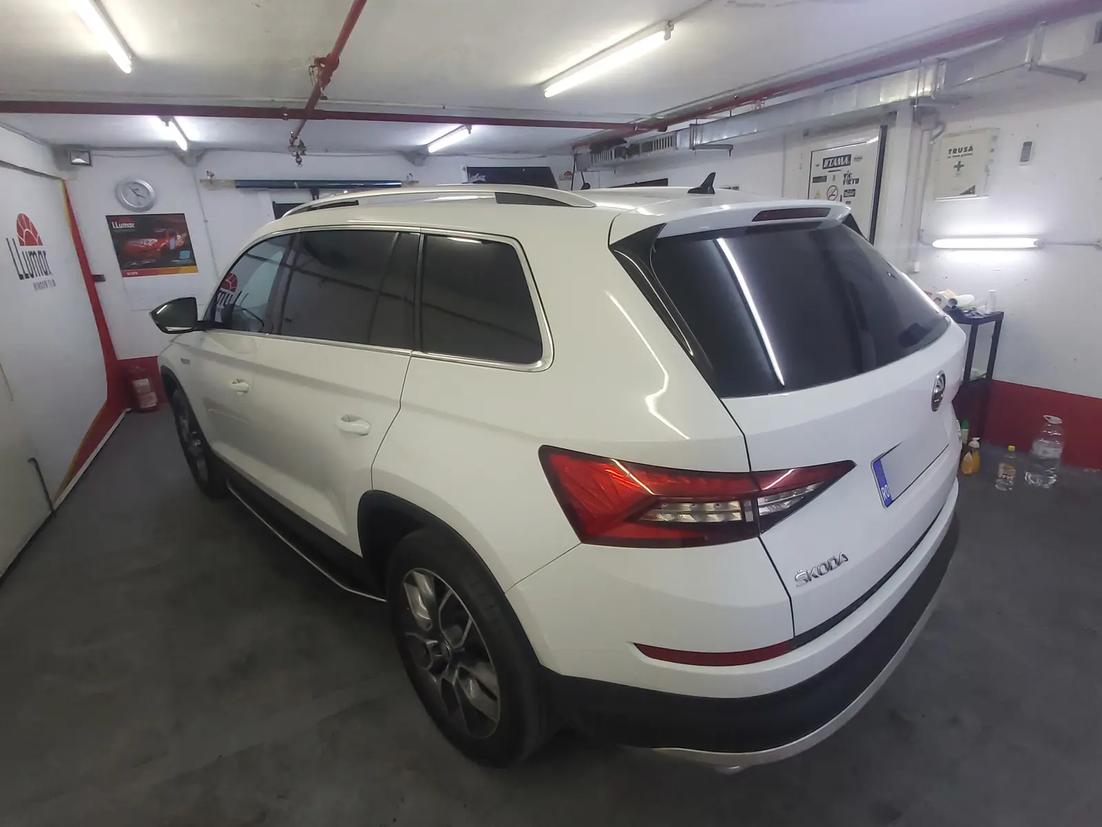 foliere geamuri Kodiaq gen 1 CTX05 aplicare profesională fără demontări