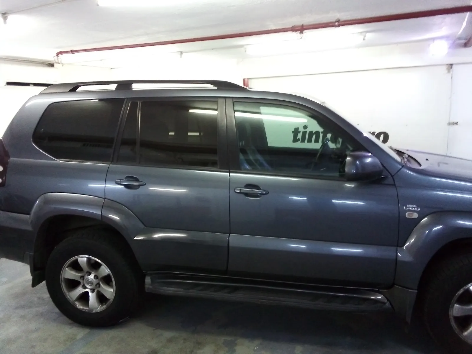 Toyota Land Cruiser Prado 120 Dark Blue Mica Metallic proiect folie auto LLumar ATR05 si AIR80