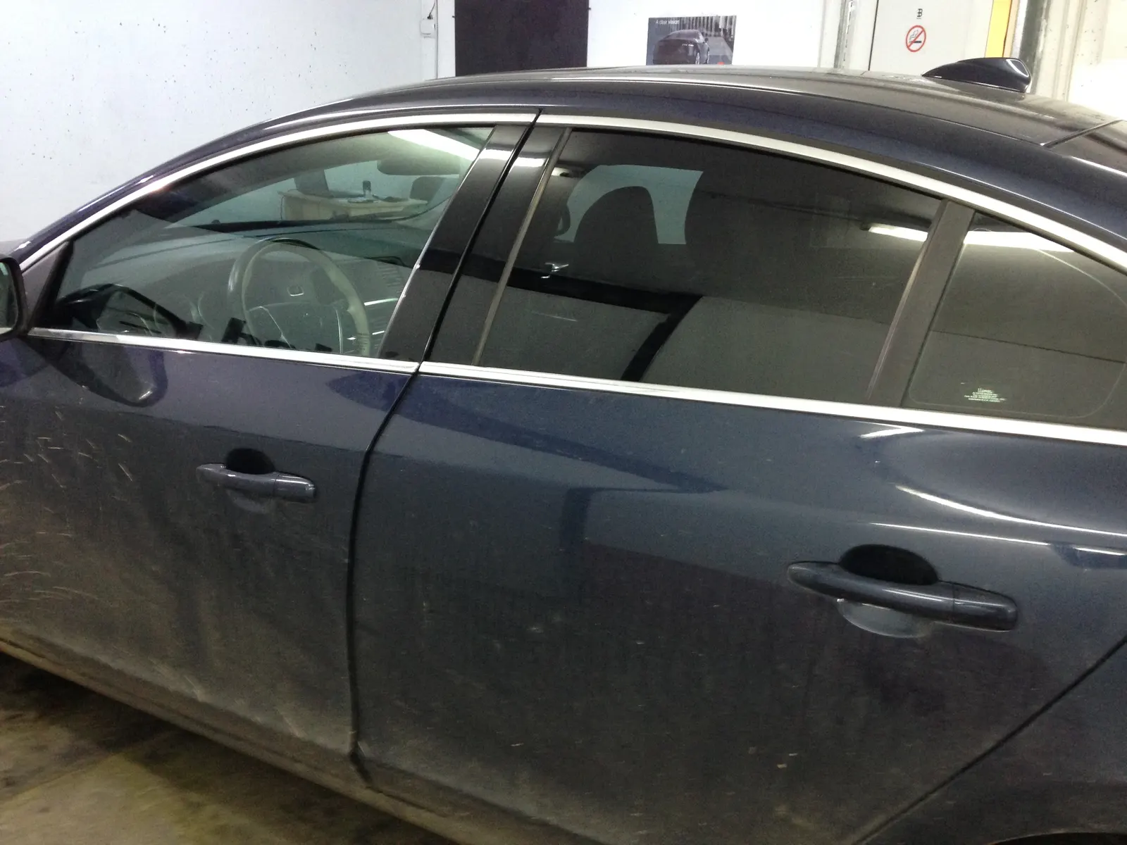 Volvo S60 albastru noapte foliere geamuri LLumar CTX15 omologat RAR