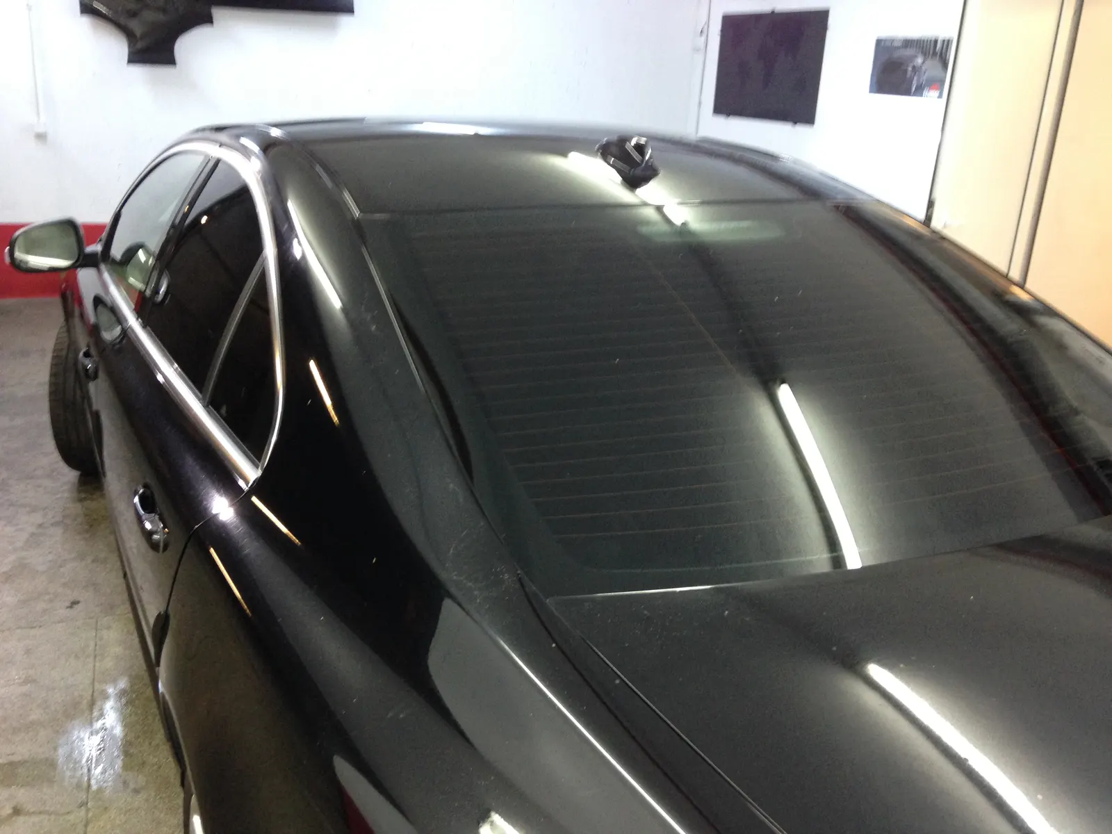 folie auto Volvo S80 Onyx Black geamuri laterale LLumar CTX05