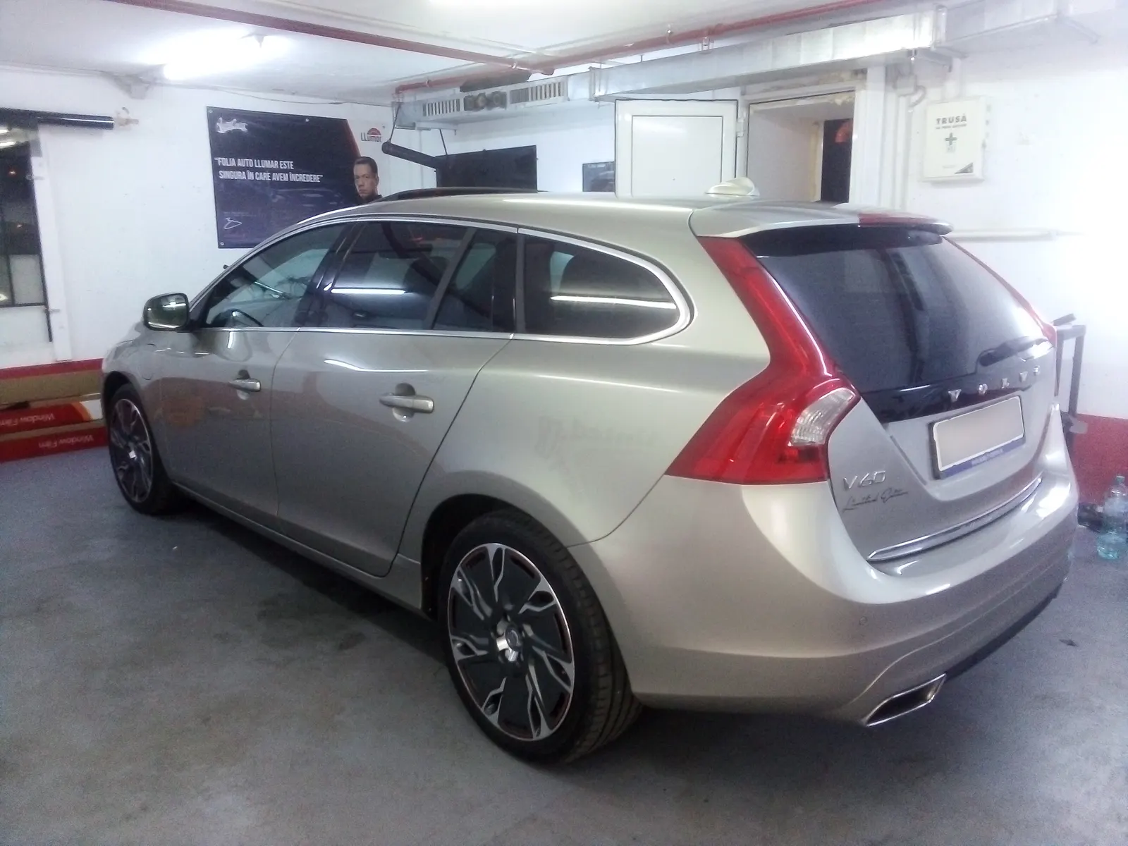 folie auto Volvo V60 generatia 2 Sandstone Beige Metallic geamuri ATR20