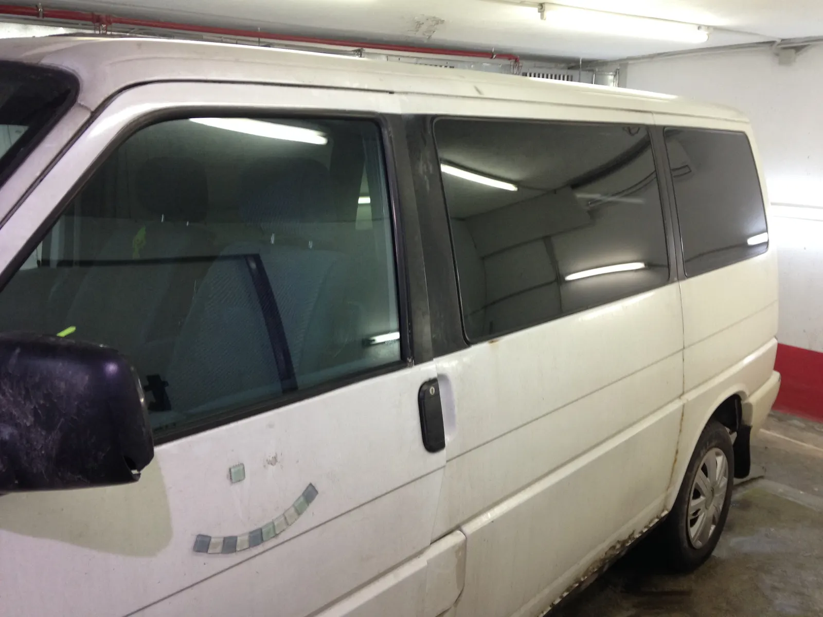 folie auto VW T4 fata spate LLumar omologat RAR Bucuresti