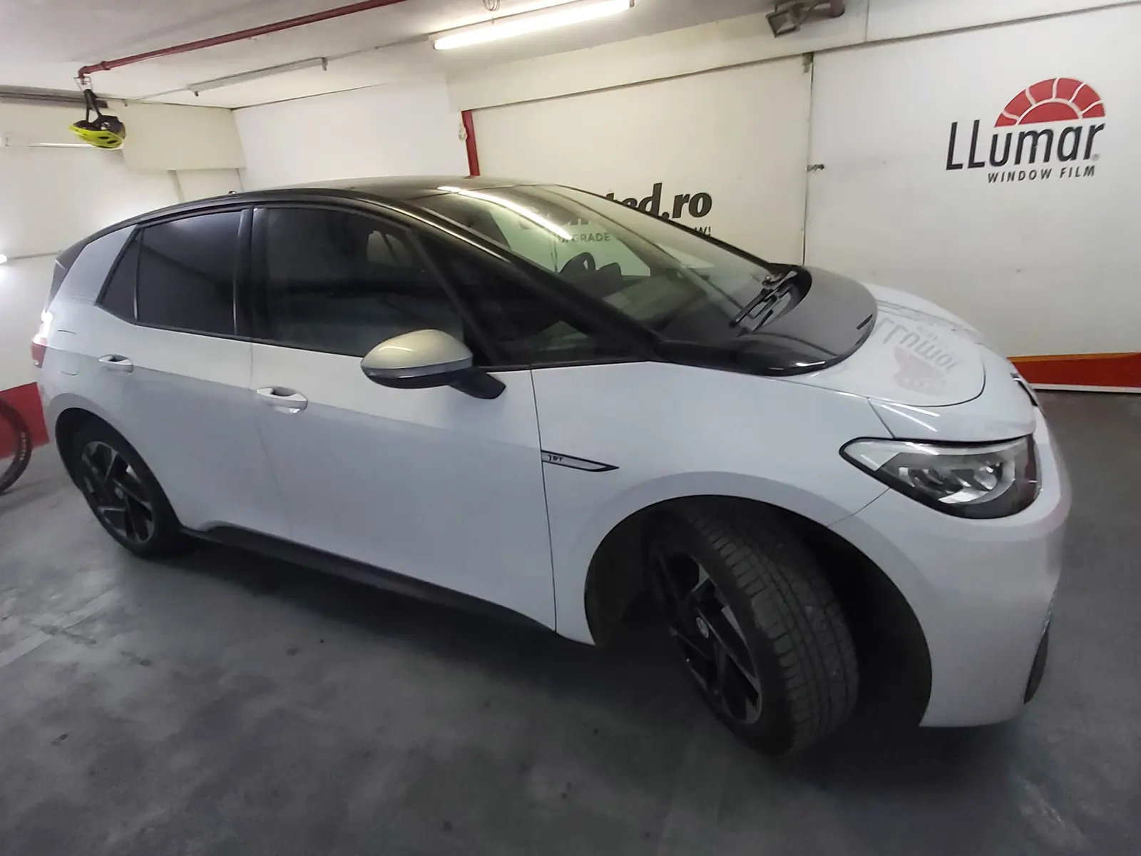 geamuri fumurii VW ID3 folie LLumar ceramica Bucuresti