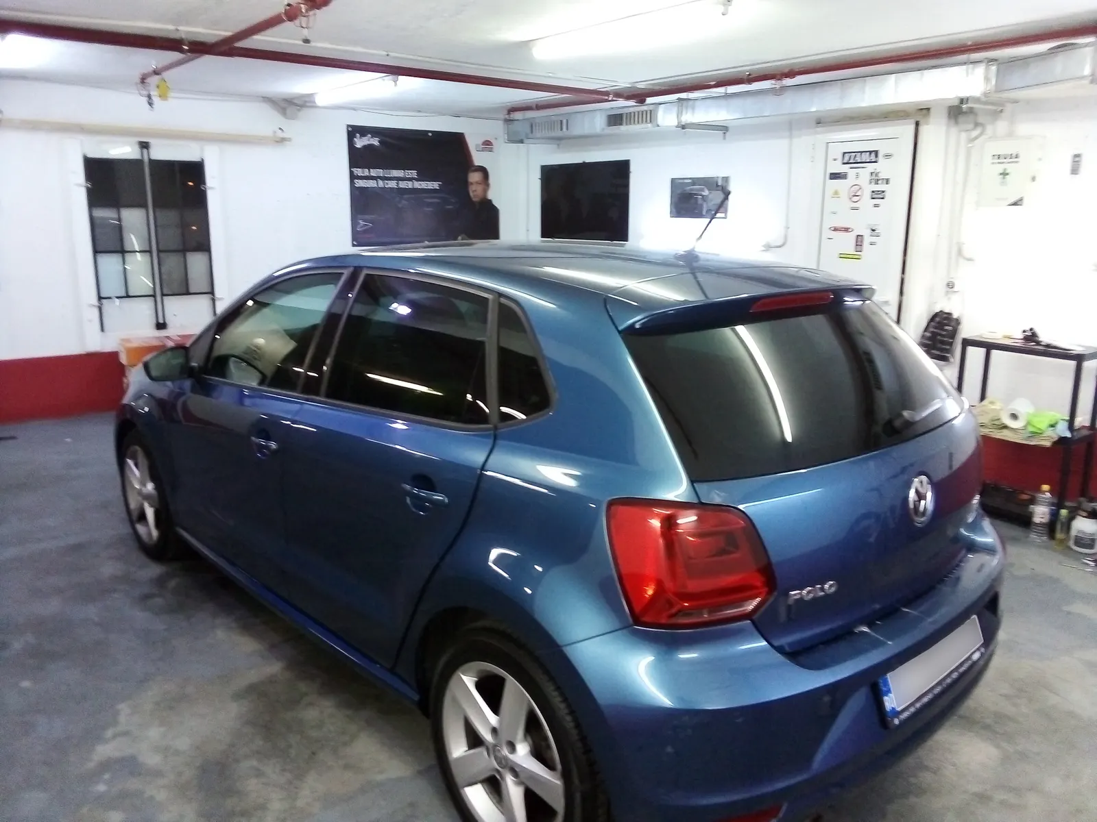 VW Polo folie LLumar omologata RAR montaj profesional Tinted